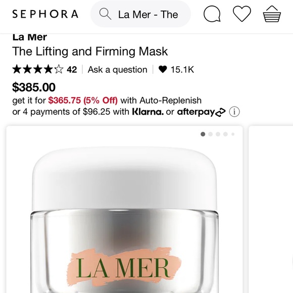 La Mer Lifting & Firming Facemask - Unopened $435 retail - Picture 3 of 3